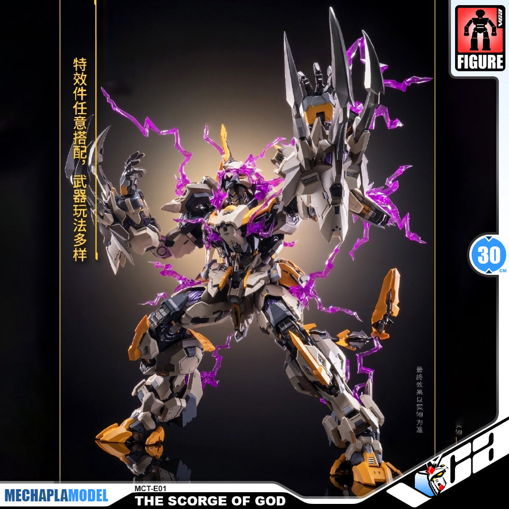 Moshowtoys 模寿 MCT-E01 The Scourge of God 至臻级·上帝之鞭 Premium Metal Build Structure Large Scale Action Figure Model Toy VCA Gundam Singapore