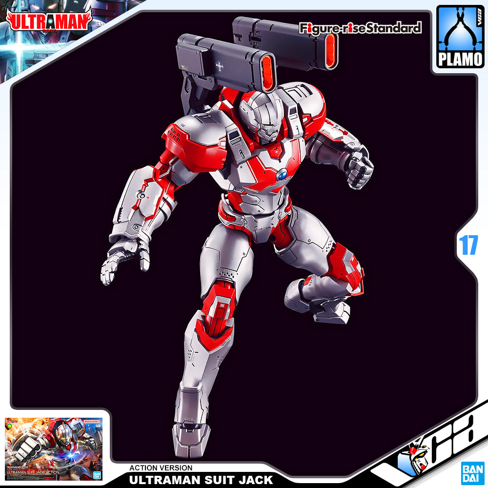 Bandai Namco Figure-Rise Standard Ultraman Suit Jack Action Plastic Model Action Figure Toy VCA Gundam Singapore
