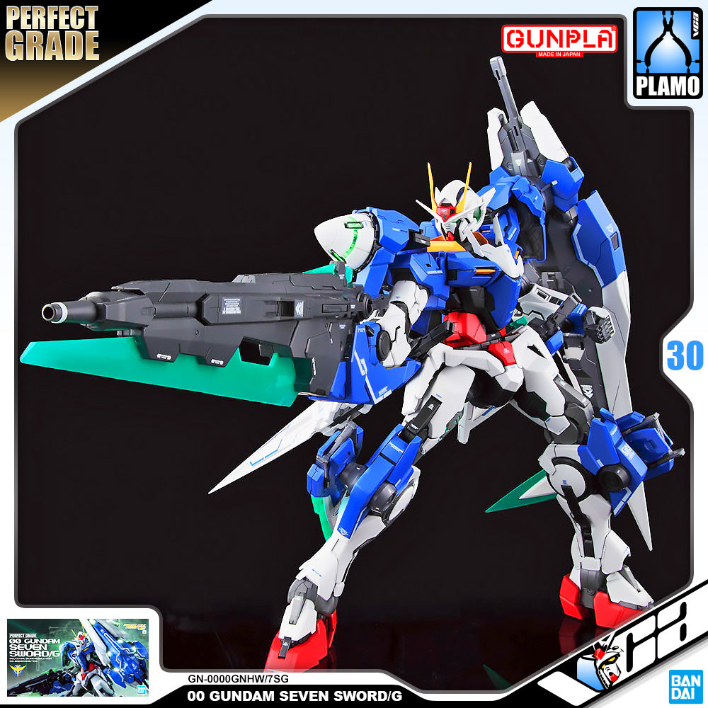 Bandai Gunpla Perfect Grade 1/60 PG 00 Gundam Seven Sword/G Plastic Model Action Toy VCA Singapore