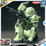 BANDAI GUNPLA HIGH GRADE UNIVERSAL CENTURY HGUC HG 1/144 MS-06 ZAKU II Plastic Model Toy VCA Gundam Singapore