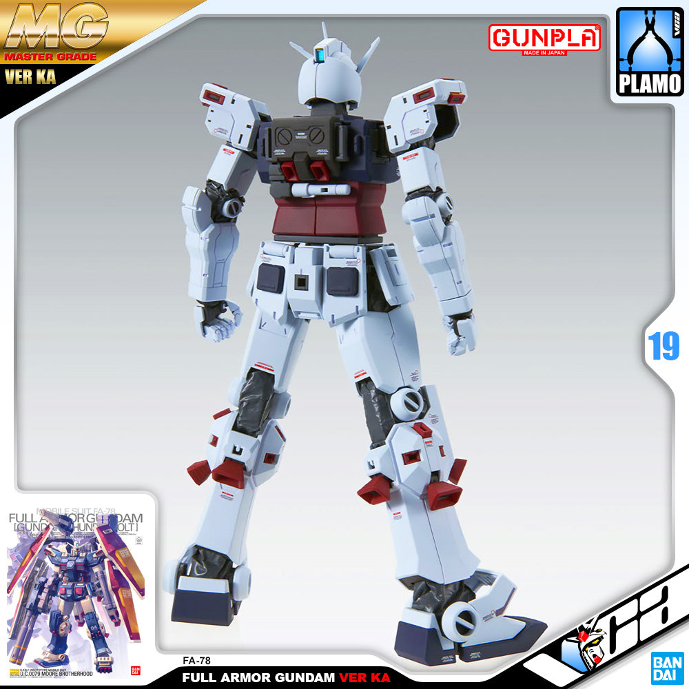 Bandai Master Grade 1/100 MG FA-78 Full Armor Gundam Ver Ka Plastic Model Toy VCA Singapore