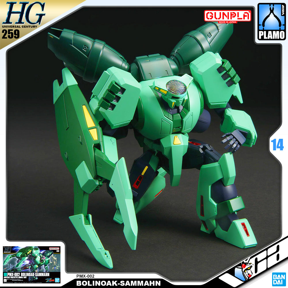 Bandai Gunpla High Grade Universal Century HGUC 1/144 HG Bolinoak-Sammahn Action Figure Model Toy Kit VCA Gundam Singapore