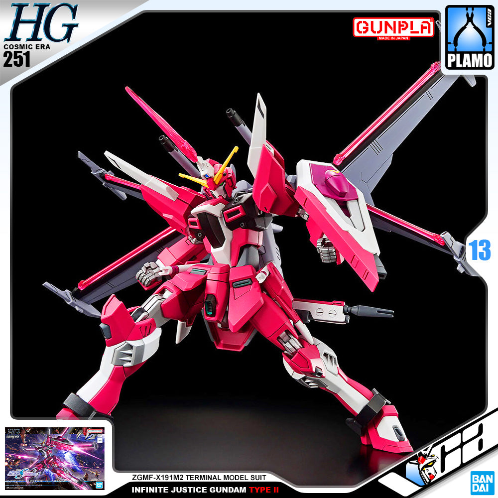 Bandai Gunpla High Grade HG Infinite Justice Gundam Type II Plastic Model Toy VCA Singapore