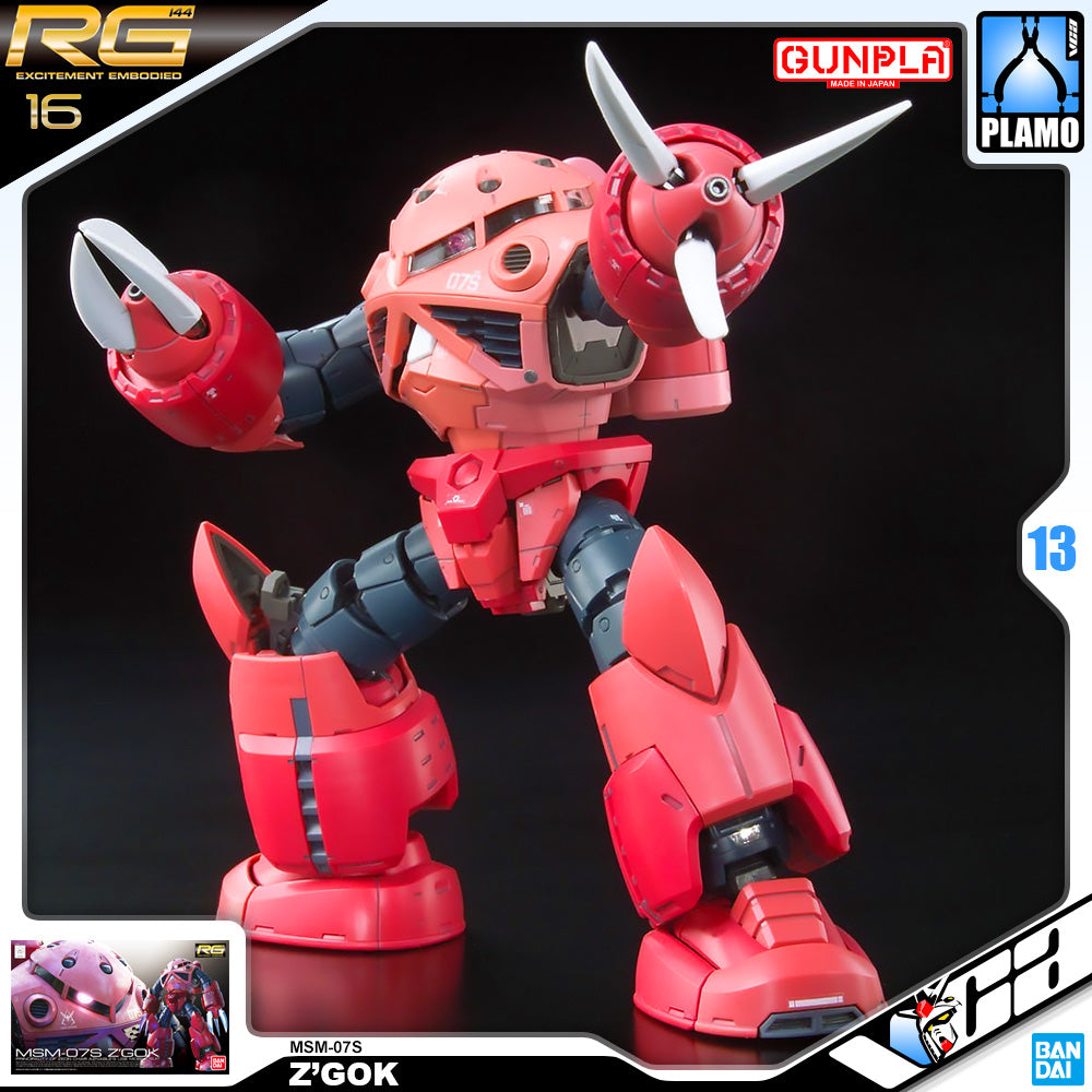 Bandai Real Grade 1/144 RG MSM-07S Z'Gok Plastic Model Toy VCA Gundam Singapore