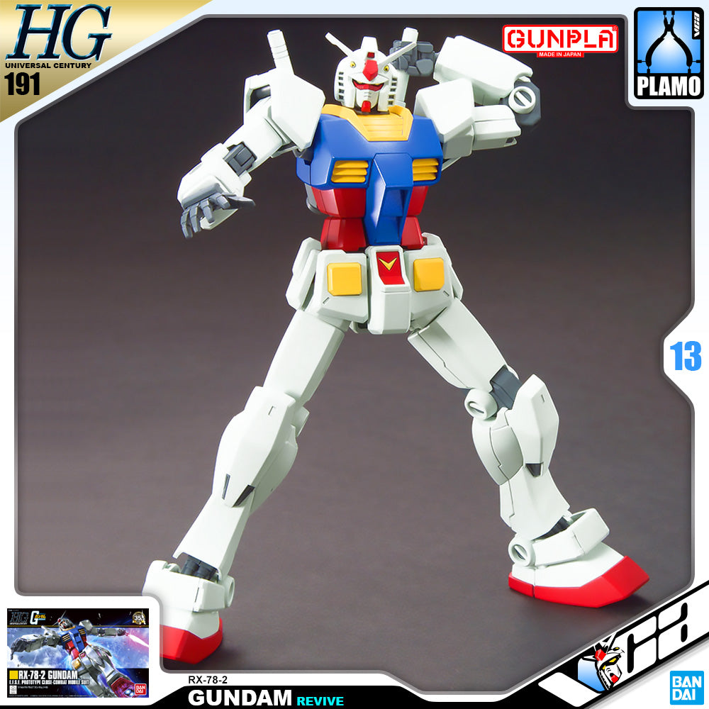 Maquette Gundam - Rx-78-02 Gundam The Origin Ver Gunpla HG 1/144 13cm