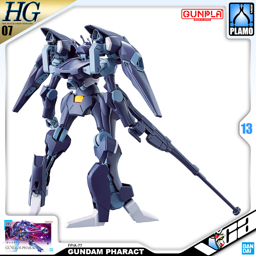 Bandai Gunpla High Grade The Witch From Mercury 1/144 HG Gundam Pharact Plastic Model Action Toy VCA Singapore