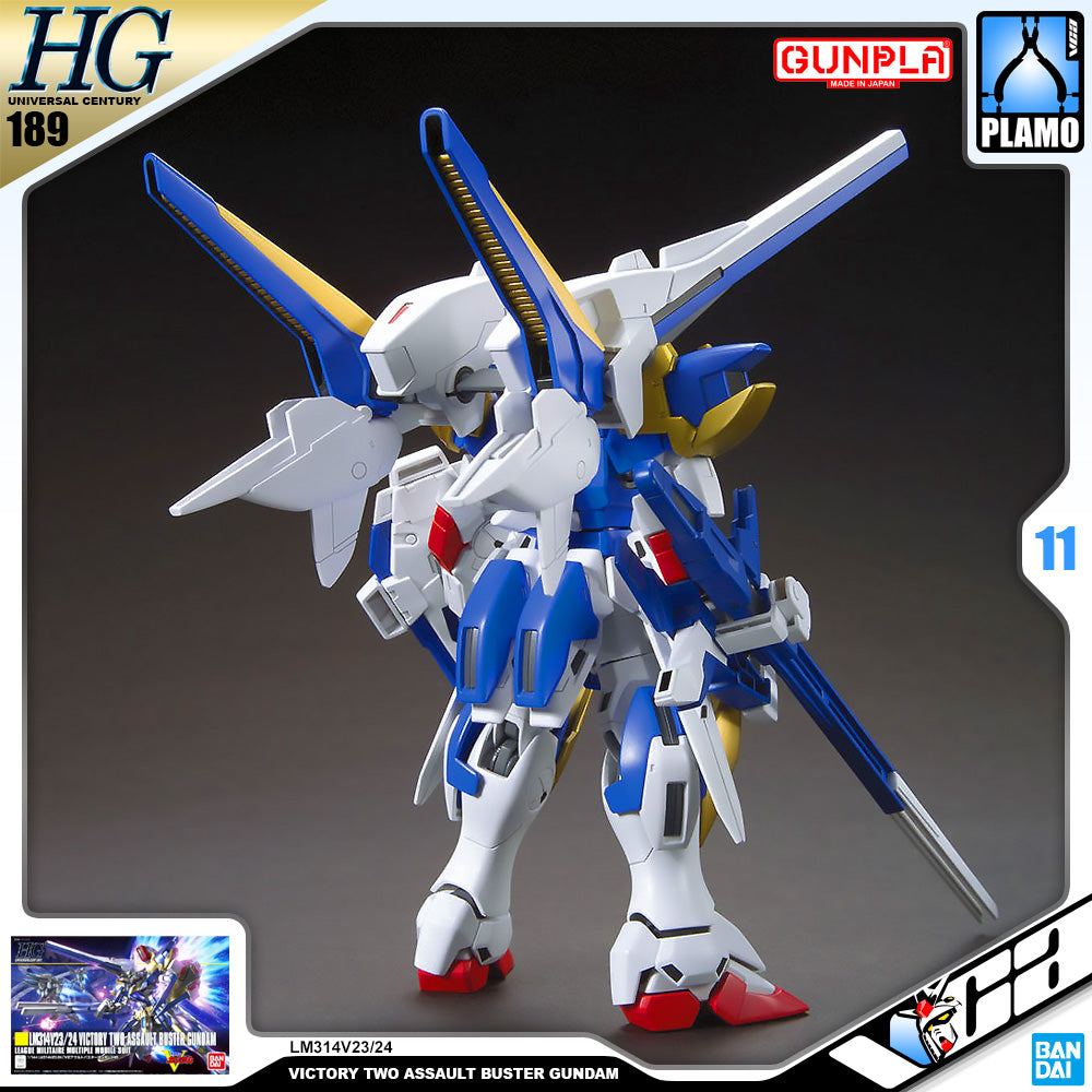 Bandai Gunpla High Grade Universal Century HGUC 1/144 HG Victory Two Assault Buster Gundam Plastic Model Toy VCA Singapore