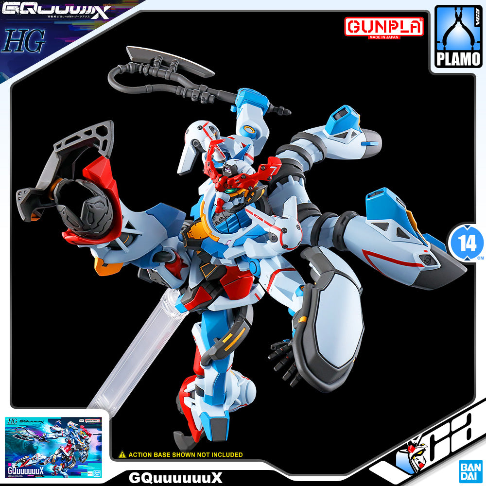 Bandai Gunpla High Grade HG GQuuuuuuX Plastic Model Action Figure Toy VCA Gundam Singapore