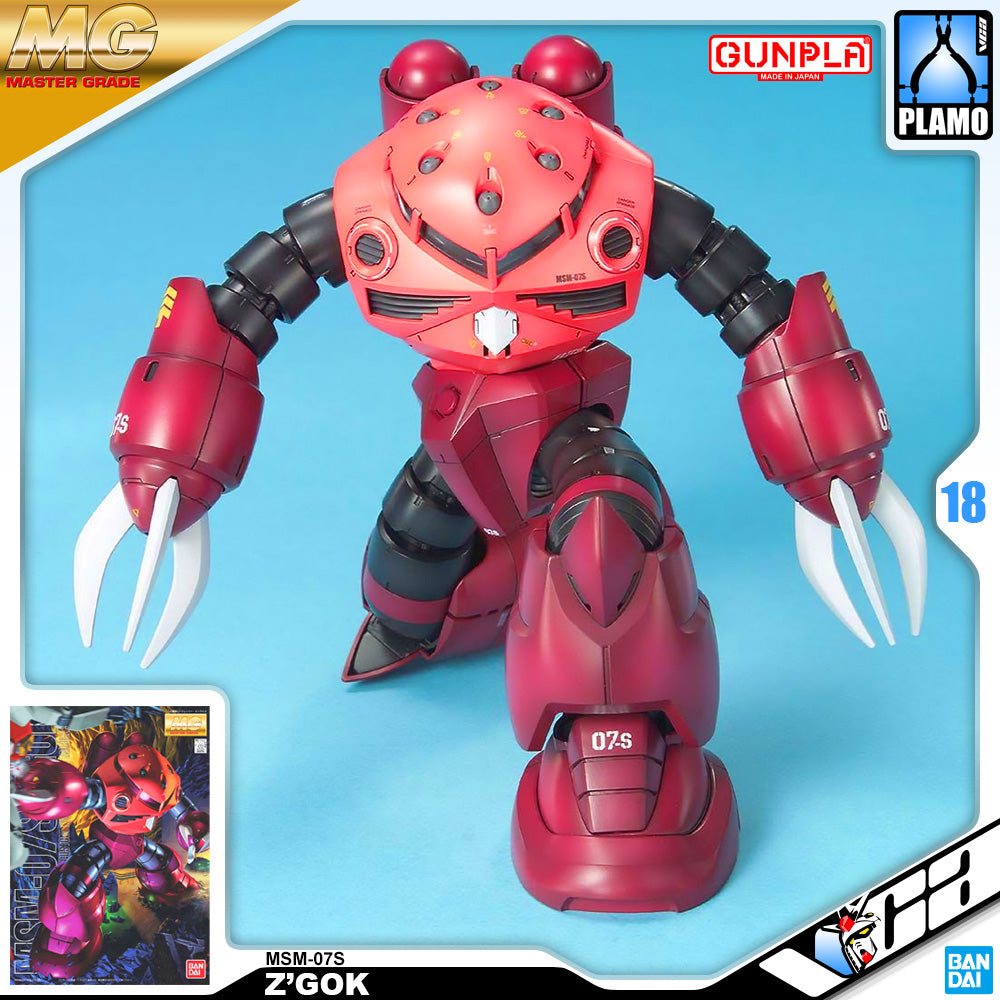 Bandai Gunpla Master Grade 1/100 MG MSM-07S Z'GOK Plastic Model Toy VCA Gundam Singapore