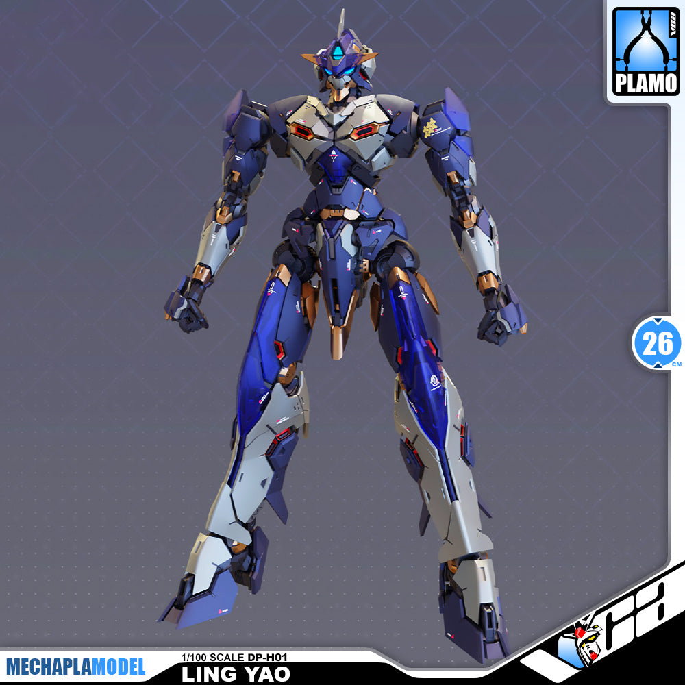 DP Escort Agency 龙纹镖局 Ling Yao 令曜 Master Grade MG Plastic Model Action Figure Toy Kit VCA Gundam Singapore