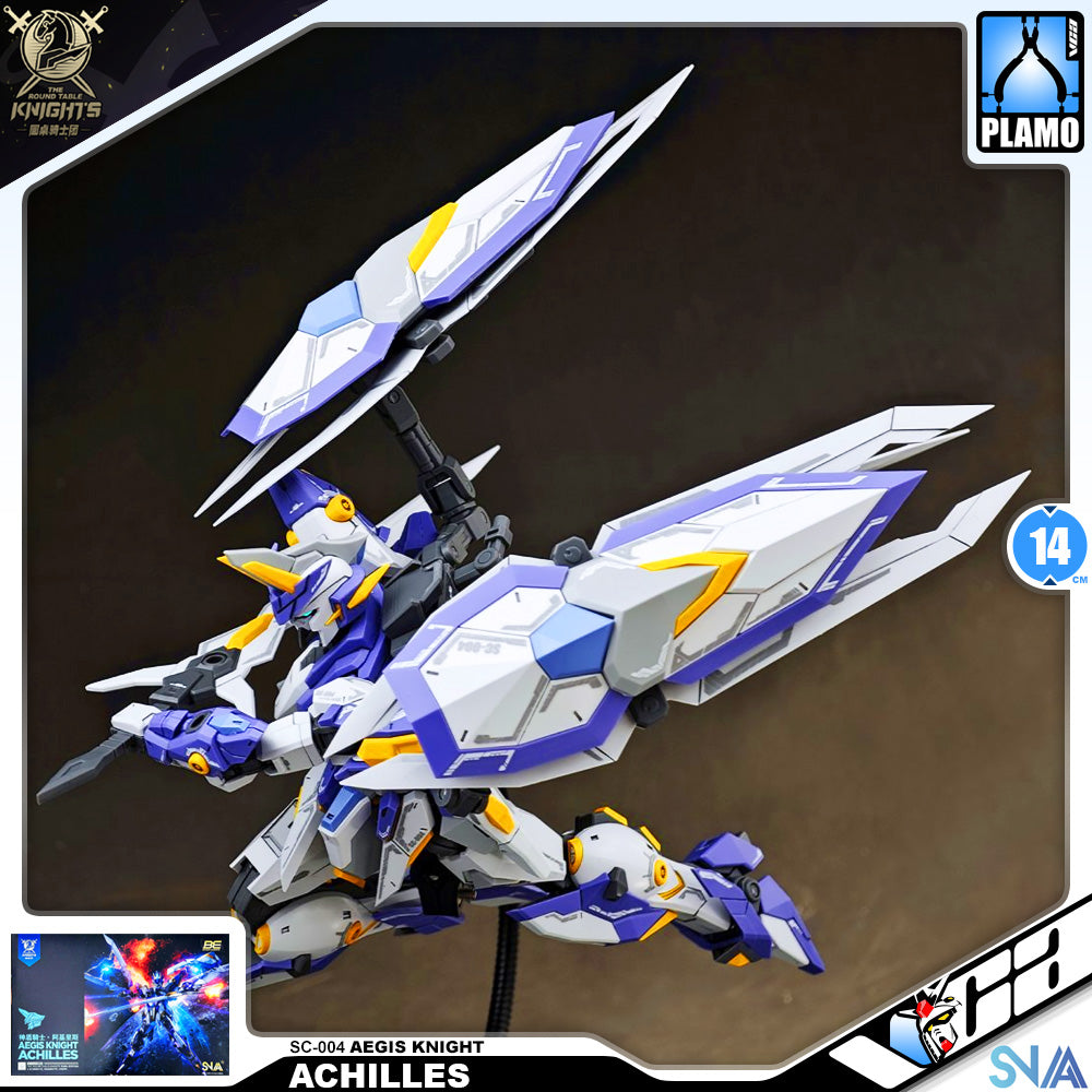 SNAA SC-004 Aegis Knight Achilles Real Grade RG Plastic Model Action Figure Toy Kit VCA Gundam Singapore