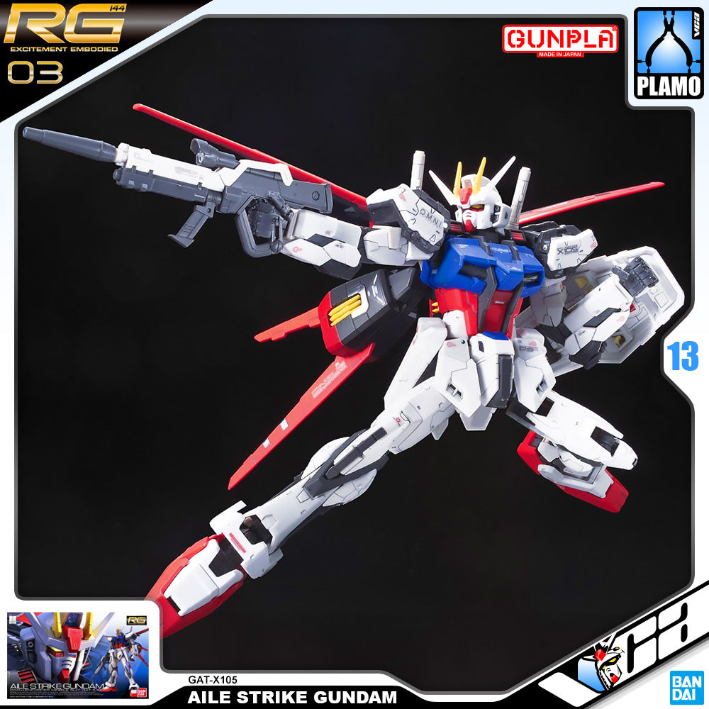 BANDAI - Maquette Gundam - Aile Strike Gundam Gunpla HG 1/144 13cm