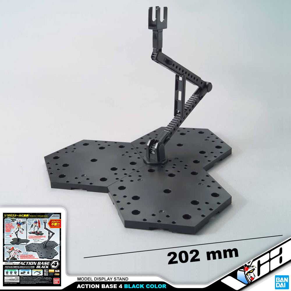 Bandai Gunpla Action Base 4 Black Gundam Display Stand Holder Base VCA Singapore