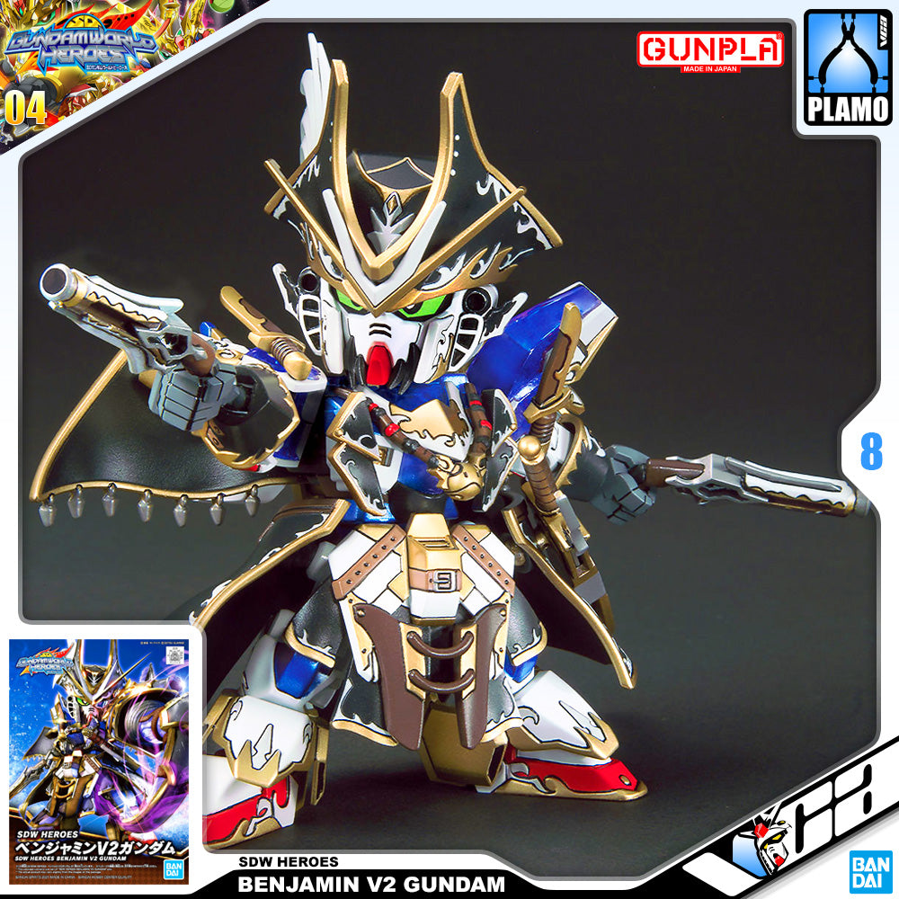 Bandai SD World Heroes SDW Benjamin V2 Gundam Plastic Model Toy VCA Singapore