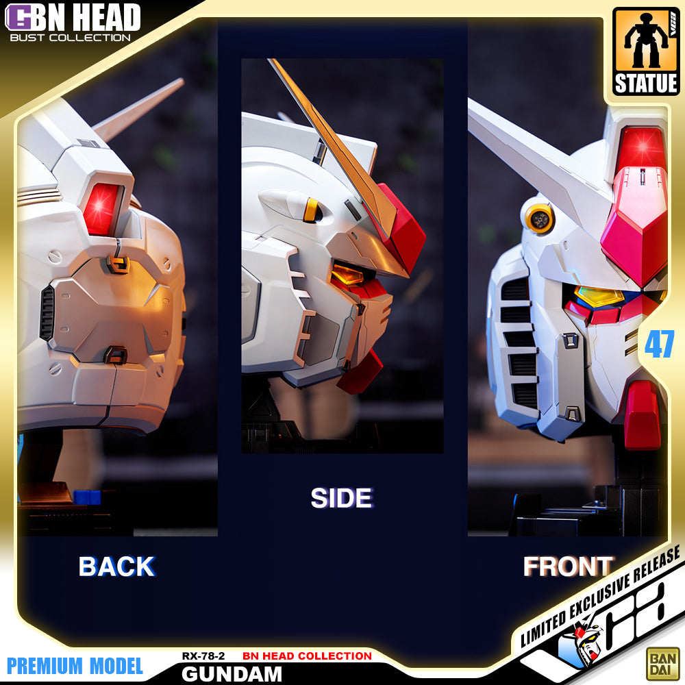 Bandai Namco BN Head Collection RX-78-2 GUNDAM Big Bust Figure Statue