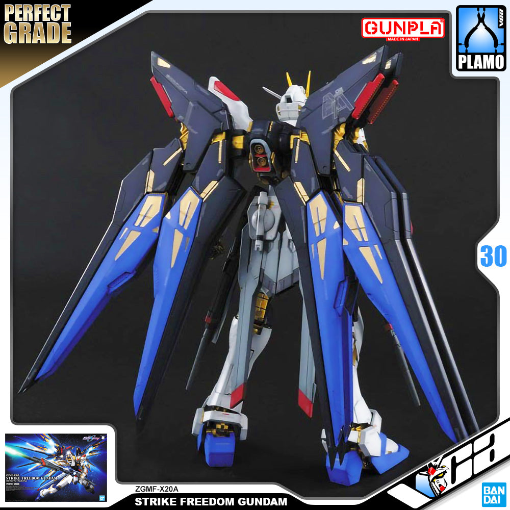 Bandai Gunpla Perfect Grade 1/60 PG ZGMF-X20A Strike Freedom Gundam Big Plastic Model Toy VCA Singapore