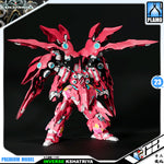 十二模玩 1/100 Inverse Kshatriya 逆战号大青椒 Pink Ver Master Grade MG Plastic Model Action Figure Toy Kit VCA Gundam Singapore