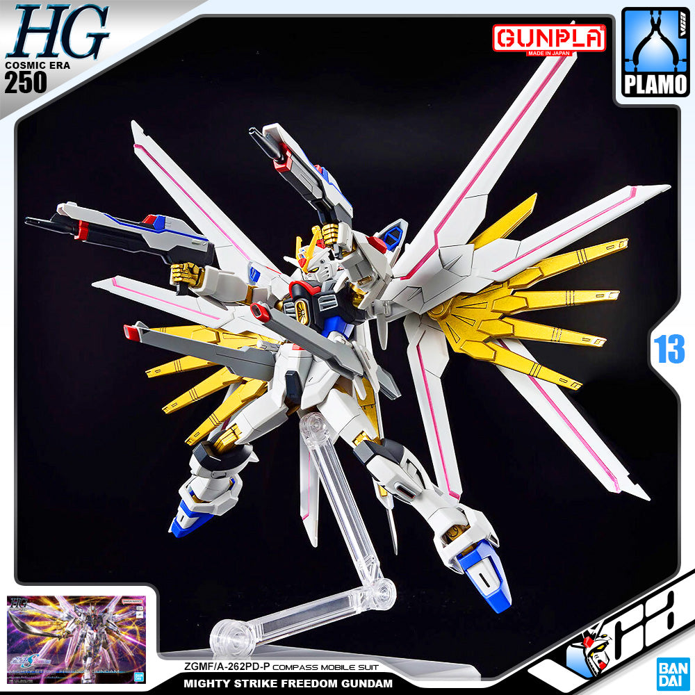 Bandai Gunpla High Grade HG Mighty Strike Freedom Gundam Plastic Model Toy VCA Singapore