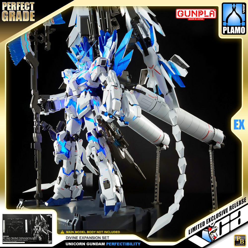Premium Bandai Perfect Grade 1/60 PG Divine Expansion Set for Unicorn Gundam Perfectibility Action Figure Model Toy Kit VCA Singapore