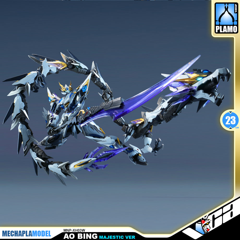 Motor Nuclear 摩动核 MNP-XH03W Ao Bing 敖丙 Majestic Ver 威武色 Metal Build Structure Action Figure Toy Kit VCA Gundam Singapore