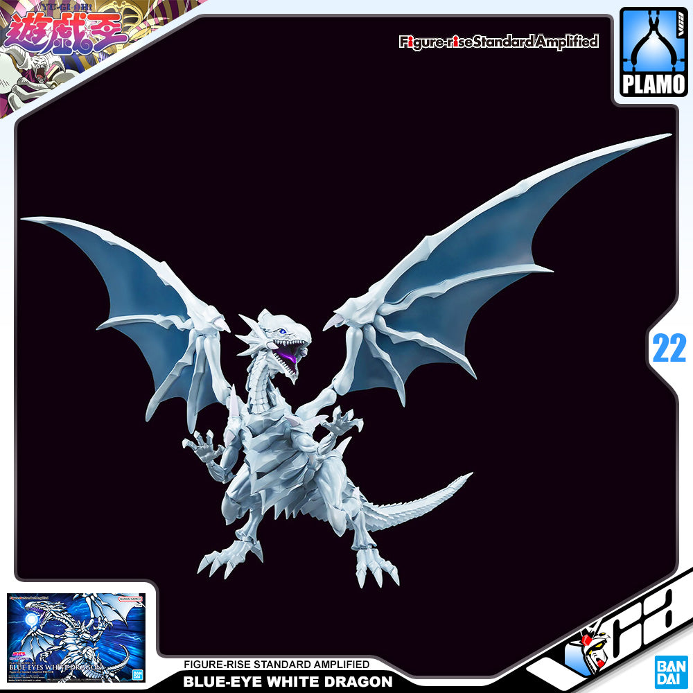 Bandai Figure-Rise Standard Amplified Yu-Gi-Oh Series BLUE-EYES WHITE DRAGON VCA Gundam Singapore