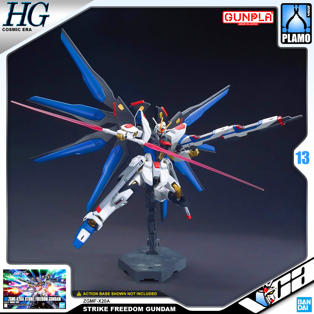 Bandai Gunpla High Grade Cosmic Era HGCE 1/144 Strike Freedom Gundam Action Figure Model Toy Kit VCA Singapore