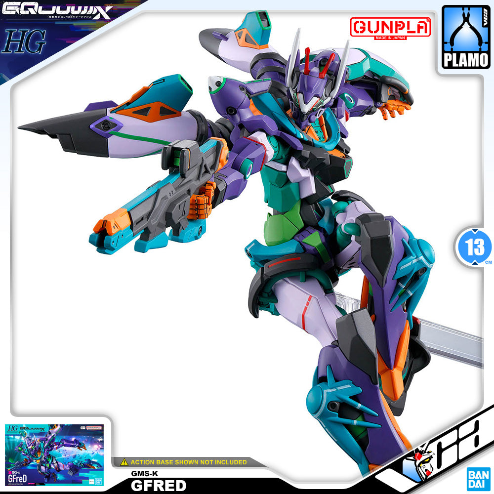 Bandai Namco Gunpla High Grade HG GQuuuuuuX GFred Action Figure Model Toy Kit VCA Gundam Singapore