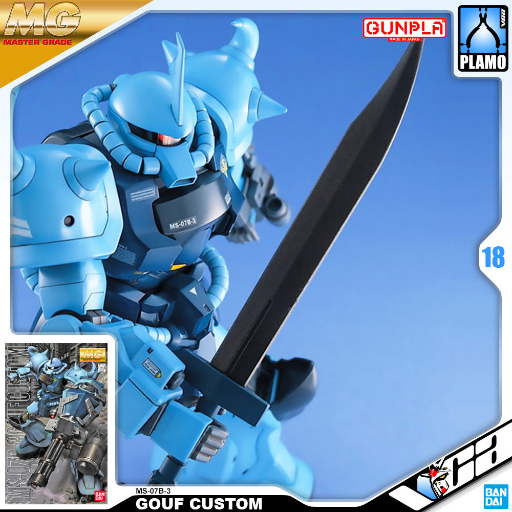 Bandai Gunpla Master Grade 1/100 MG MS-07B-2 Gouf Custom Plastic Action Model Toy VCA Gundam Singapore