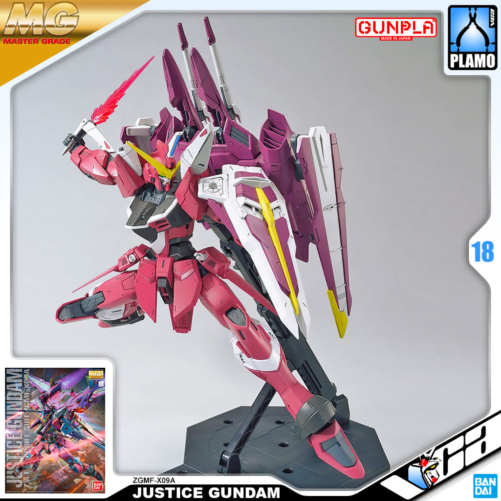 Bandai Gunpla Master Grade 1/100 MG Justice Gundam Plastic Model Toy VCA Singapore