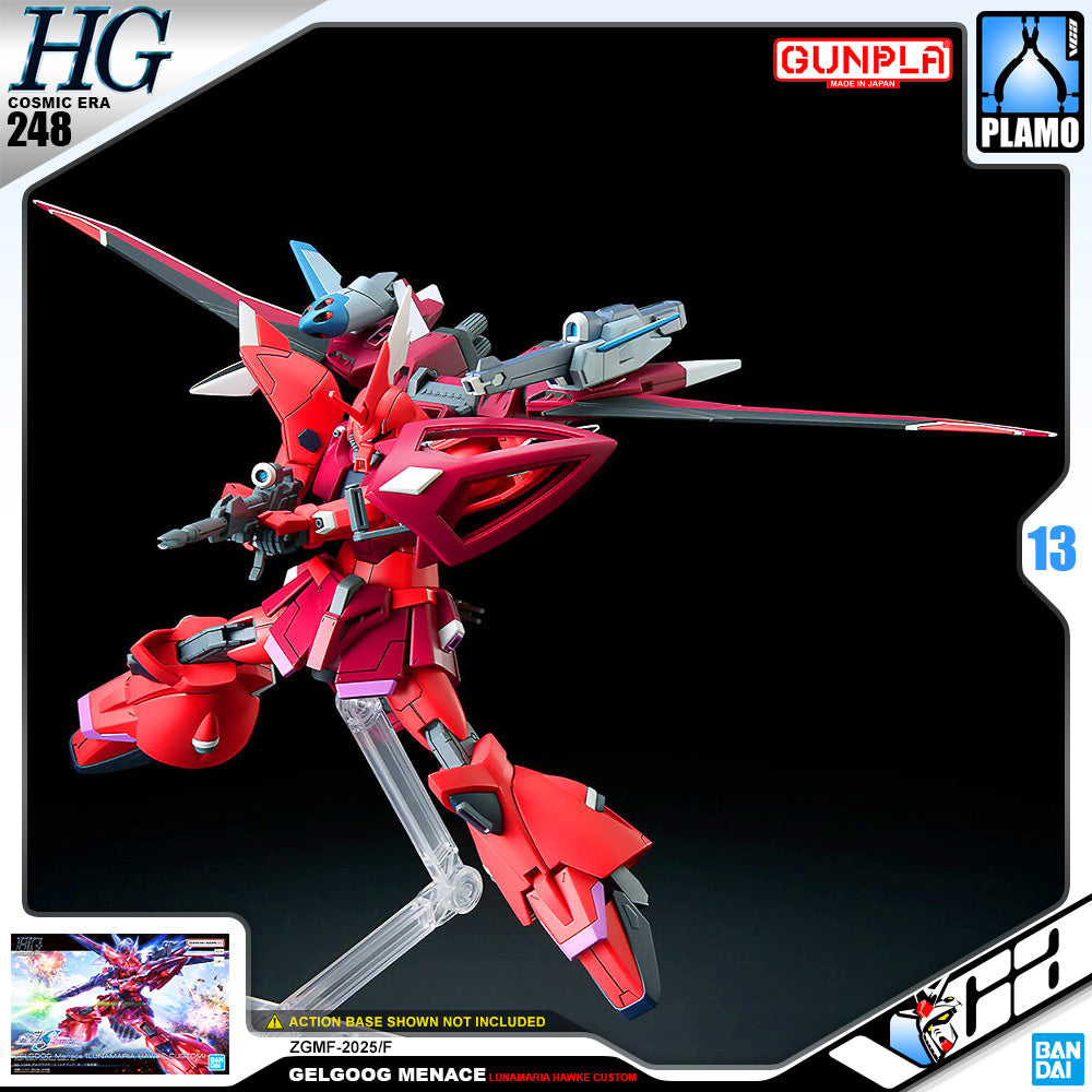 Bandai Gunpla High Grade Cosmic Era HG Gelgoog Menance Plastic Model Action Toy VCA Gundam Singapore
