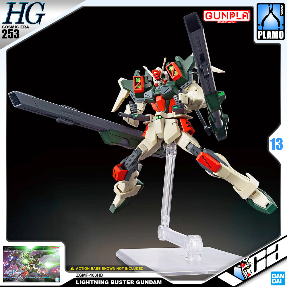 Bandai High Grade Cosmic Era HGCE HG Lightning Buster Gundam Action Figure Model Toy Kit VCA Singapore