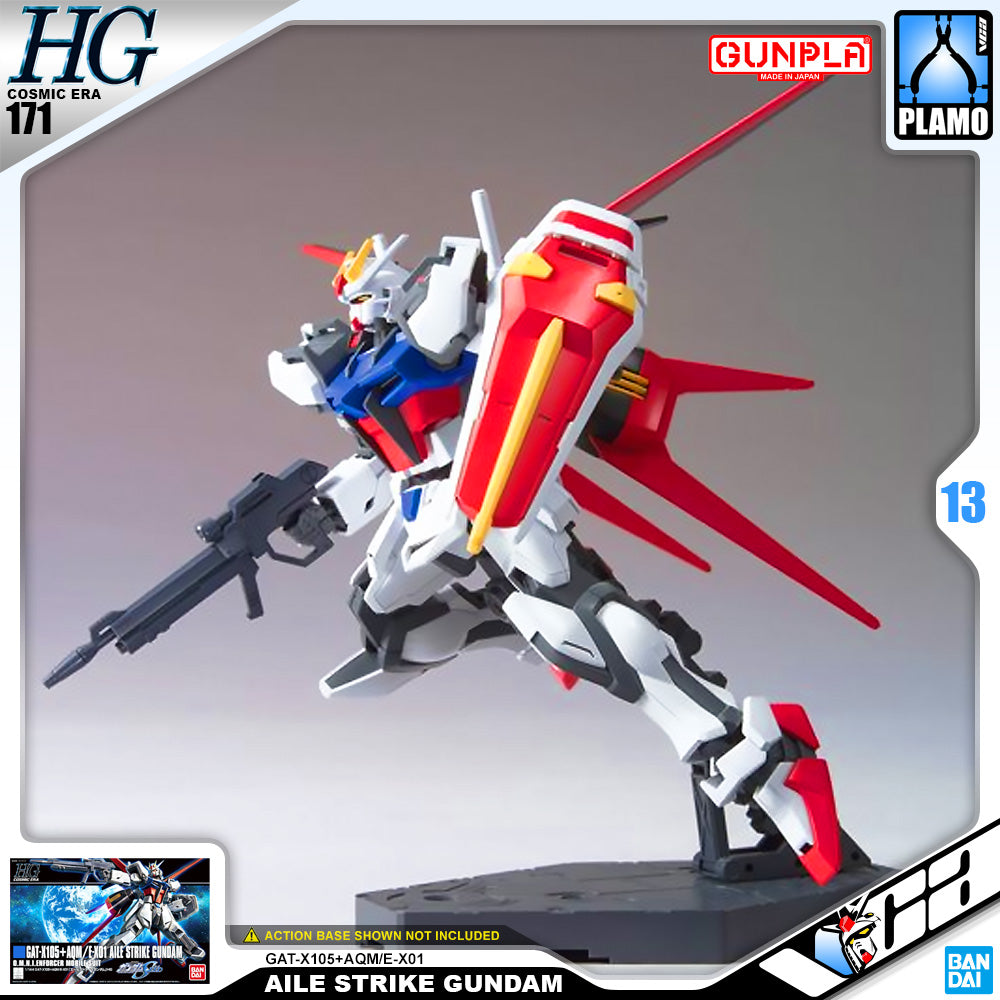 Bandai Gunpla High Grade Cosmic Era HGCE 1/144 HG Aile Strike Gundam Plastic Model Toy VCA Singapore