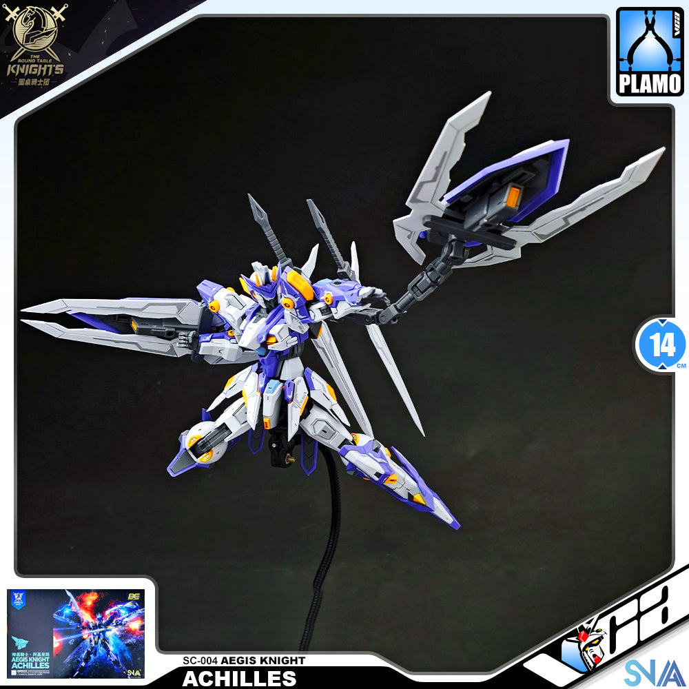 SNAA SC-004 Aegis Knight Achilles Real Grade RG Plastic Model Action Figure Toy Kit VCA Gundam Singapore