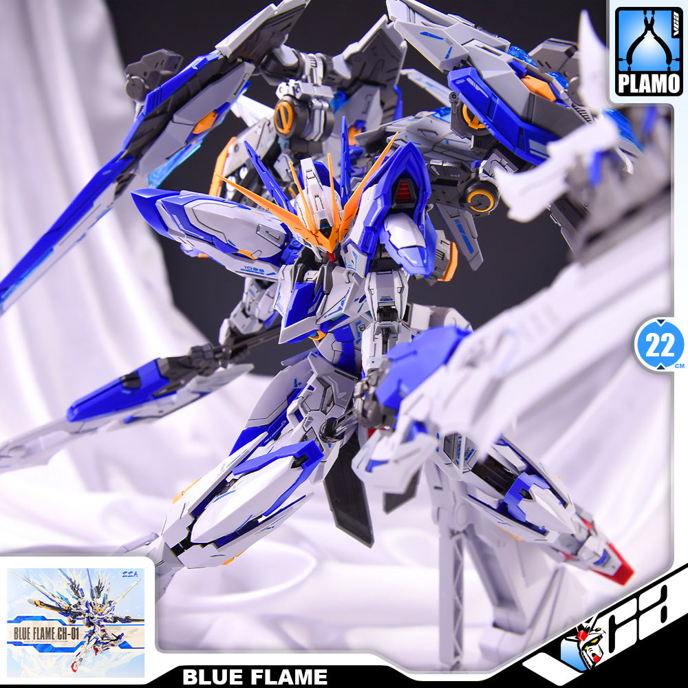 ZZA Model CH-01 Blue Flame 人形机甲-蓝焰 Metal Build Structure Action Figure Toy Kit VCA Wing Gundam Singapore