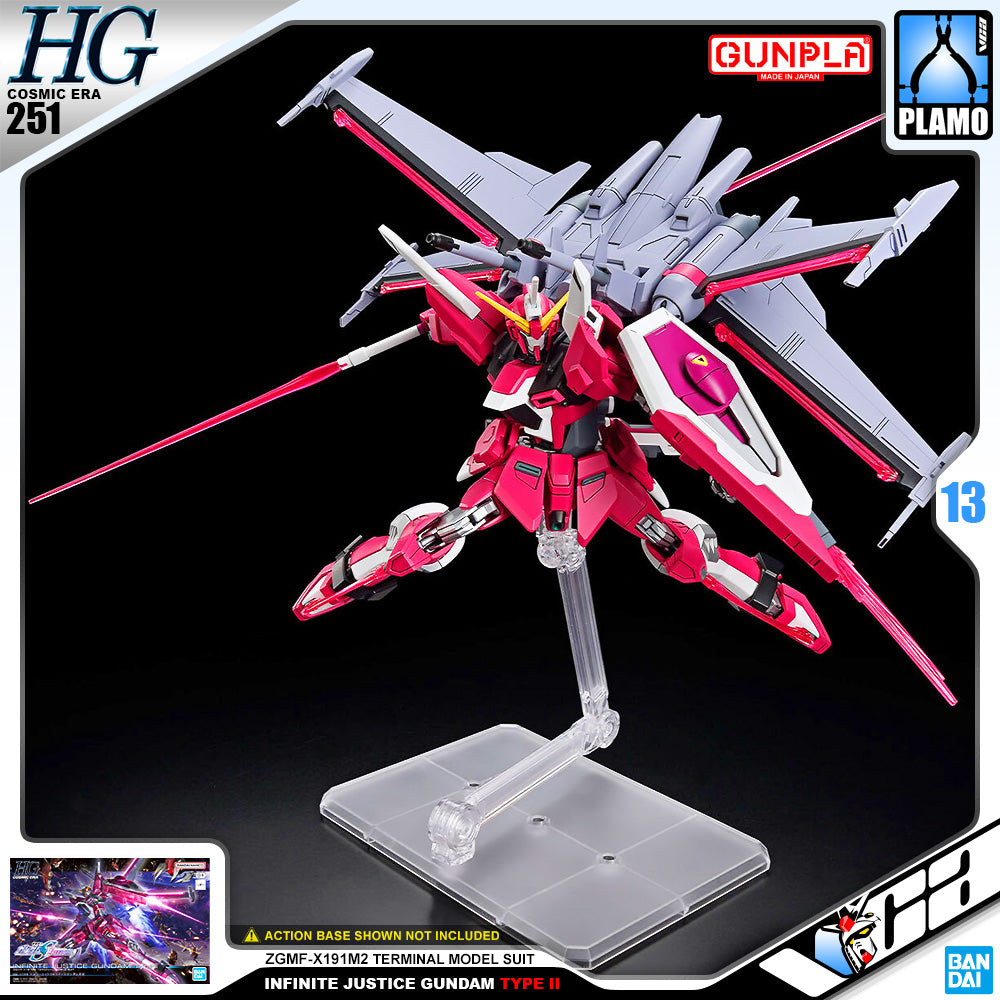 Bandai Gunpla High Grade HG Infinite Justice Gundam Type II Plastic Model Toy VCA Singapore
