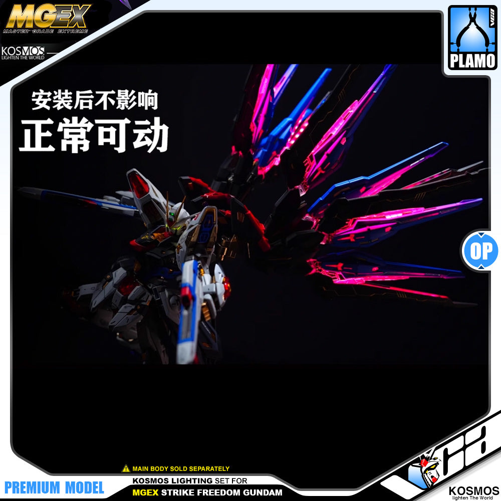 Kosmos Lighting Full System for Bandai MGEX Strike Freedom Gundam Gunpla Model Action Toy Kit VCA Singapore