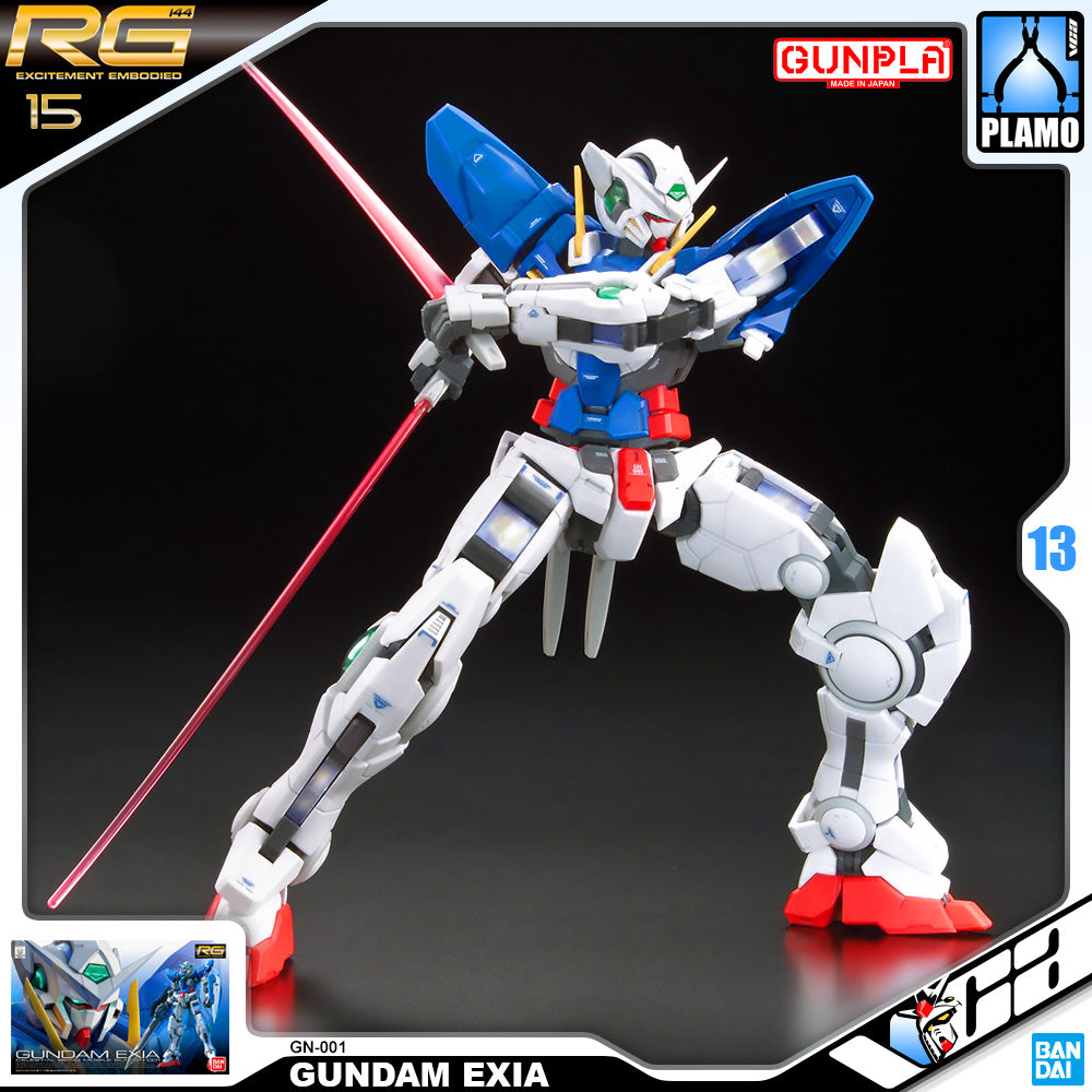 Bandai Gunpla Real Grade 1/144 RG GN-001 GUNDAM EXIA Model Toy VCA Singapore