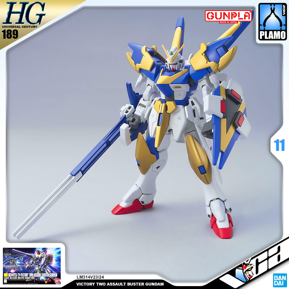 Bandai Gunpla High Grade Universal Century HGUC 1/144 HG Victory Two Assault Buster Gundam Plastic Model Toy VCA Singapore