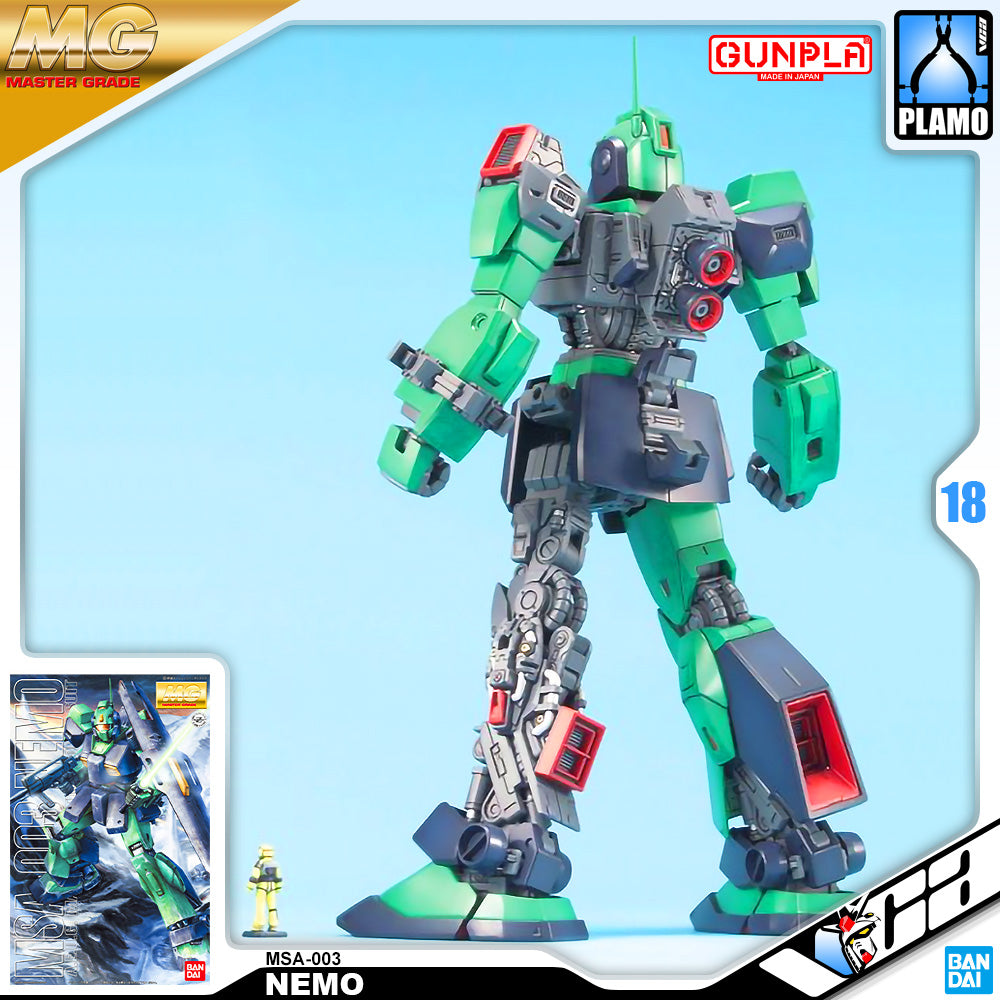 Bandai Gunpla Master Grade 1/100 MG MSA-003 NEMO Plastic Model Toy VCA Gundam Singapore