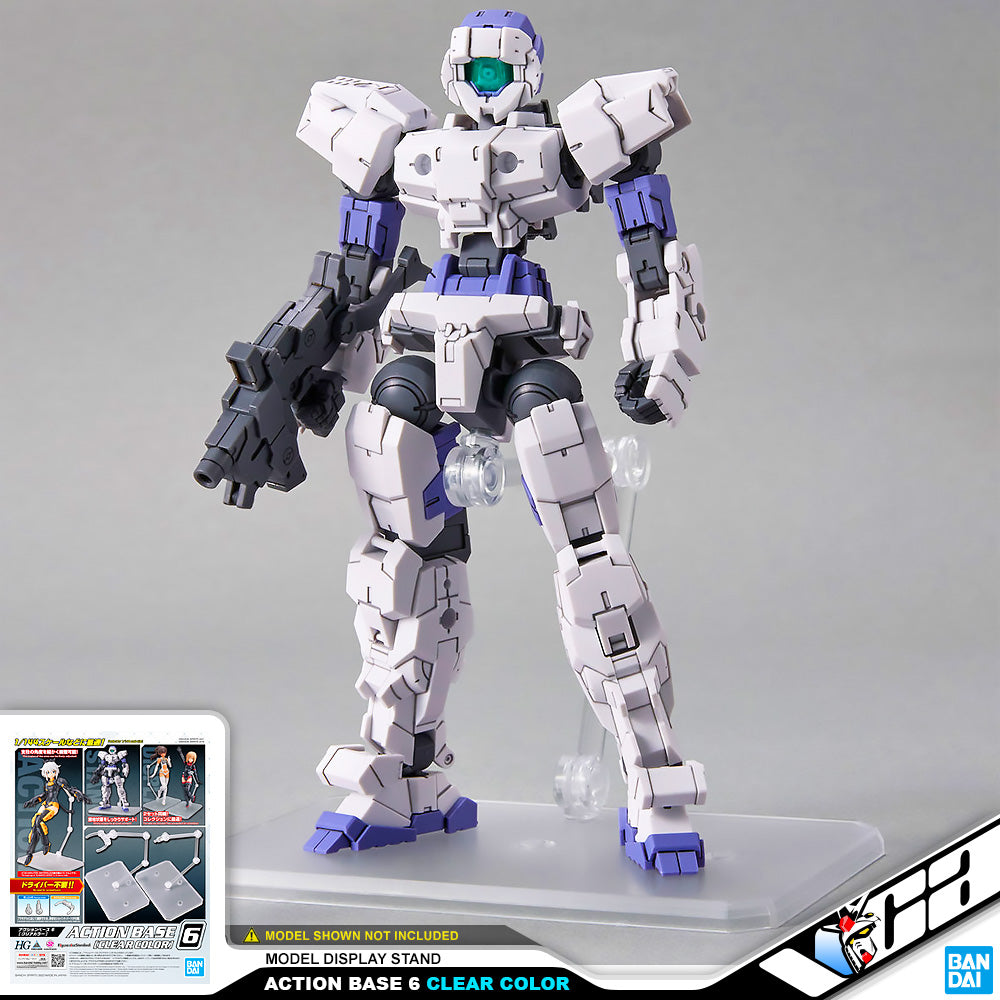 Bandai Display Action Base 6 Clear Color For Plastic Model Action Toy VCA Gundam Singapore