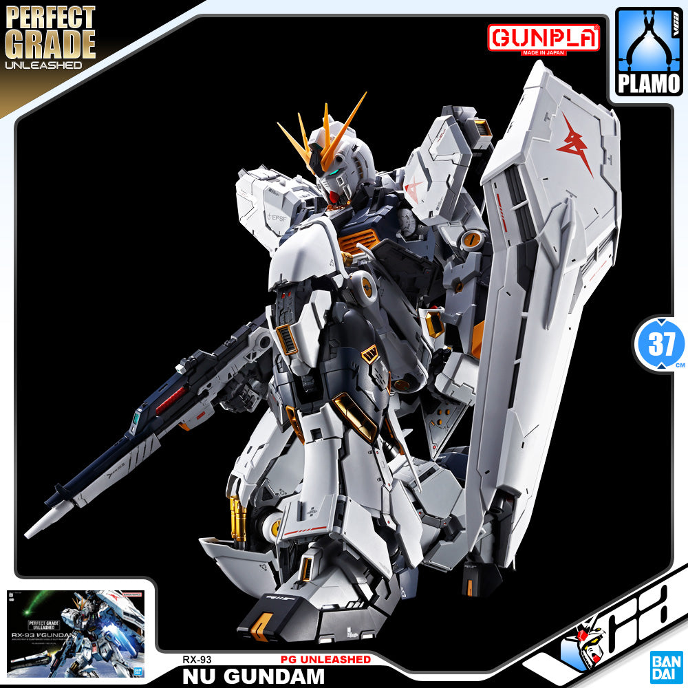 Bandai Gunpla Perfect Grade Unleashed PGU 1/60 PG RX-93 Nu Gundam Action Figure Model Toy Kit VCA Singapore