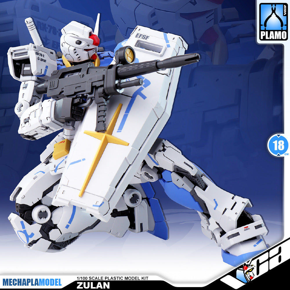 Fat Cat 胖虎模型 Zulan 祖蓝 RX-78-2 1/100 Master Real Grade RG MG Action Figure Toy Kit VCA Gundam Singapore