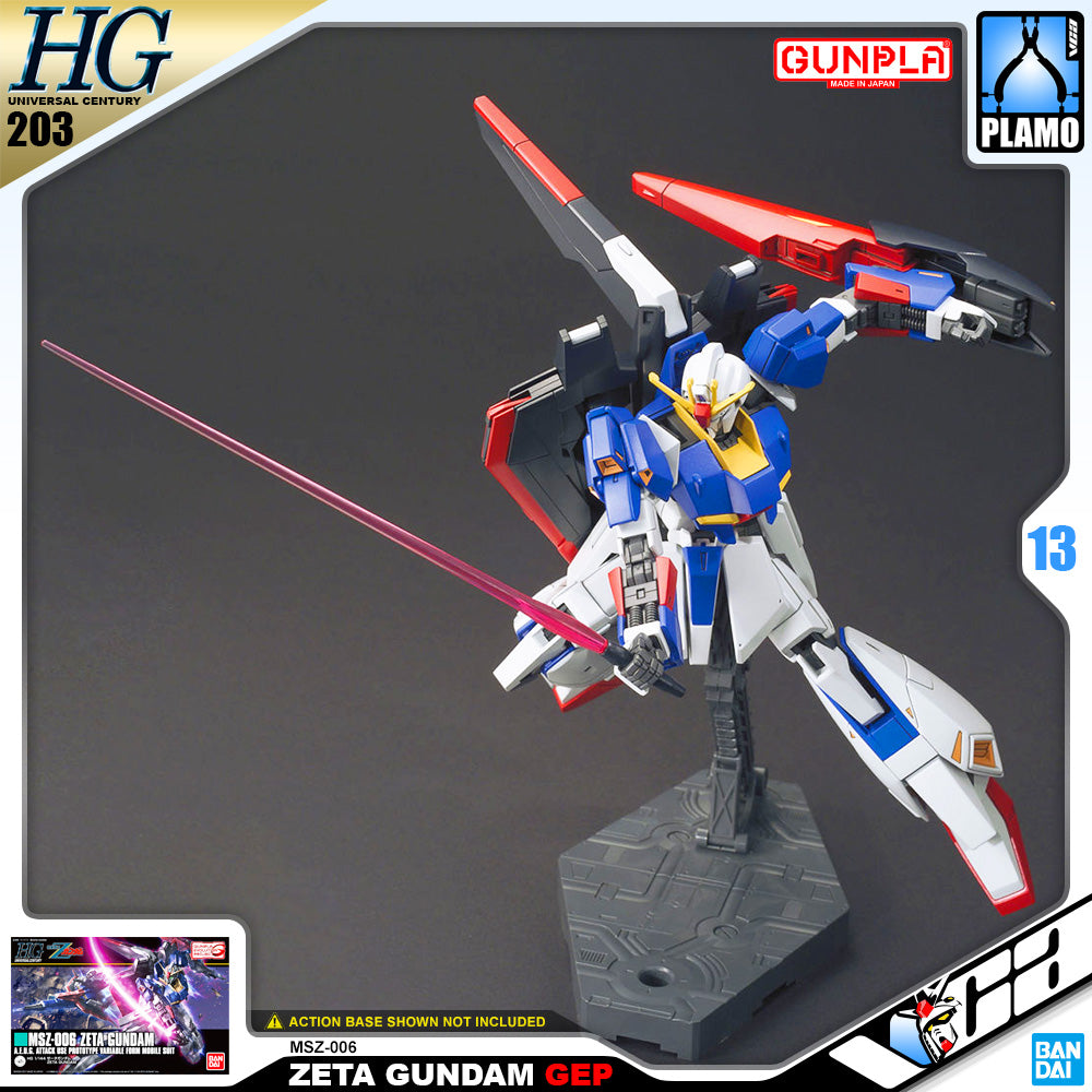 Bandai Gunpla High Grade Universal Century HGUC 1/144 HG Zeta Gundam GEP Action Figure Model Toy Kit VCA Singapore
