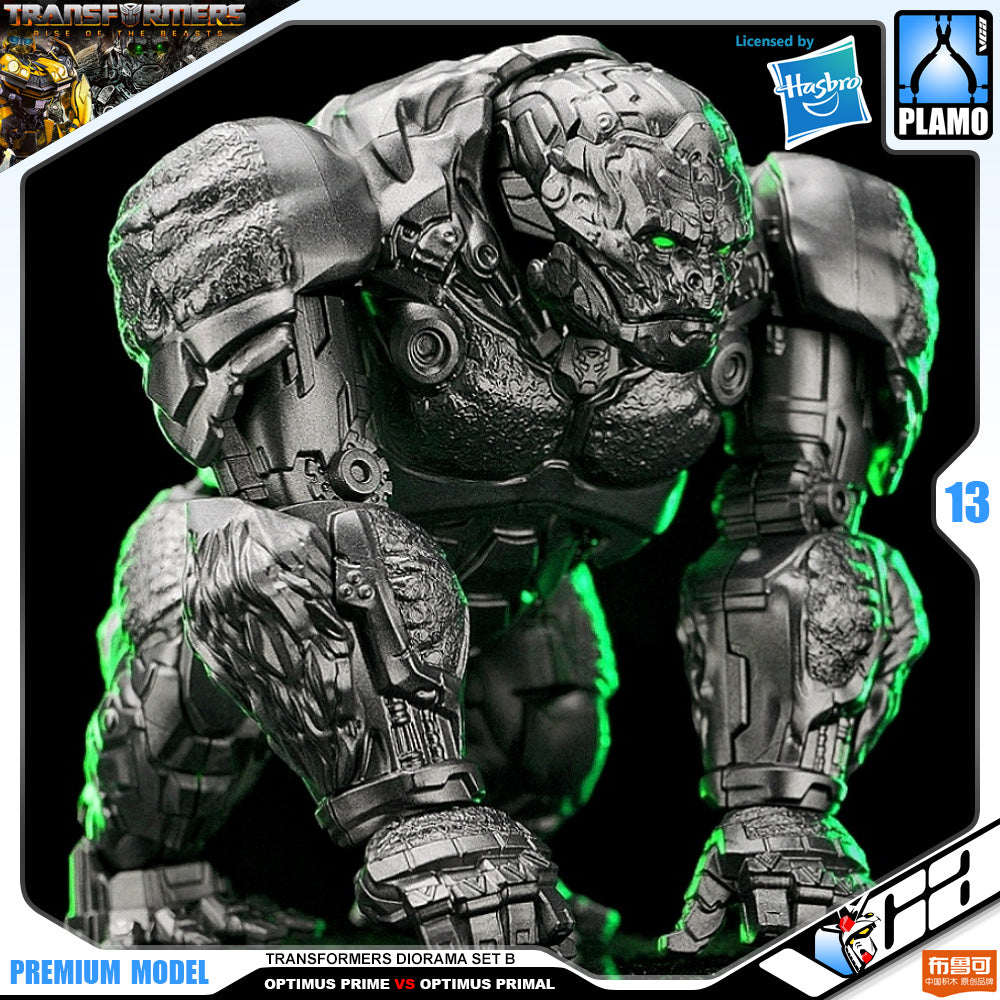 Bloks Buluke Transformers Diorama Set B Optimus Prime vs Optimus Primal Plastic Model Action Toy VCA Gundam Singapore