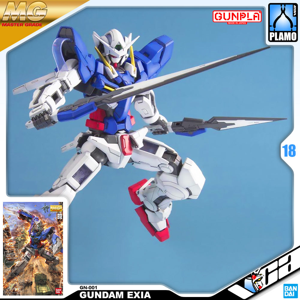 Bandai Gunpla Master Grade MG 1/100 GN-001 Gundam Exia Action Figure Model Toy VCA Singapore