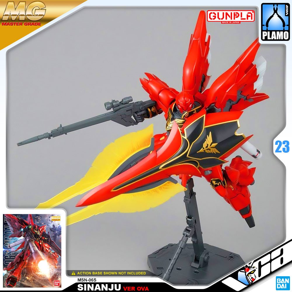 Bandai Gunpla Master Grade 1/100 MG MSN-06S SINANJU Ver OVA Plastic Model Toy VCA Gundam Singapore