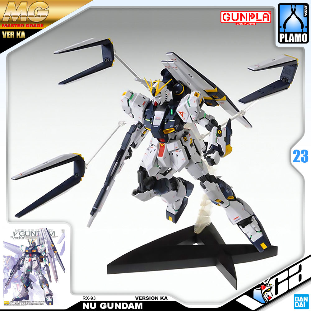 Bandai Gunpla Master Grade 1/100 MG Nu Gundam Ver Ka Plastic Model Action Toy VCA Singapore