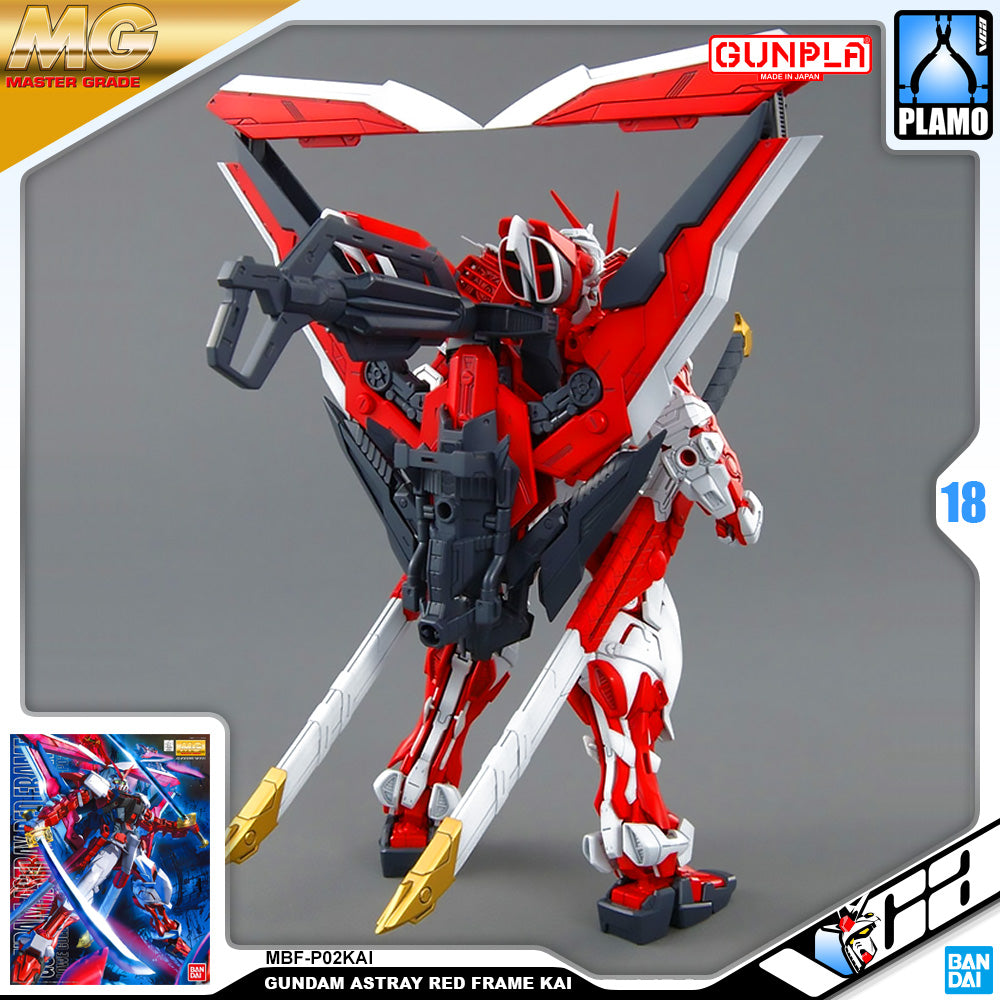Bandai Master Grade 1/100 MG Gundam Astray Red Frame Kai Plastic Model Toy VCA Singapore