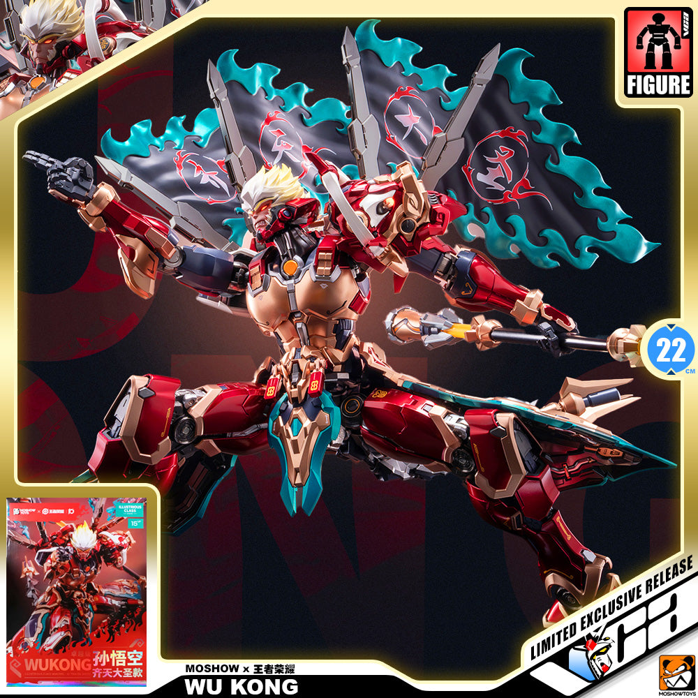 Moshow 模寿 x 王者荣耀 卓越级·孙悟空·齐天大圣 Wu Kong Metal Build Structure Premium Action Figure Model Toy VCA Gundam Singapore