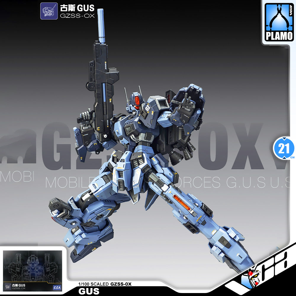 ZZA Studio GZSS-0X Gus 古斯 1/100 Master Grade MG GM Action Figure Toy Kit VCA Gundam Singapore